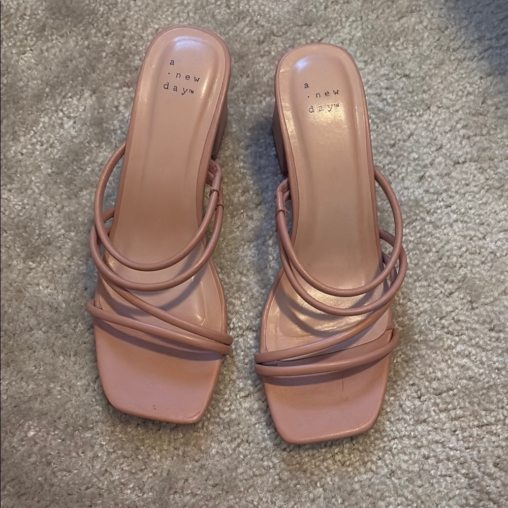 A New Day Pink Heels with Modern Design